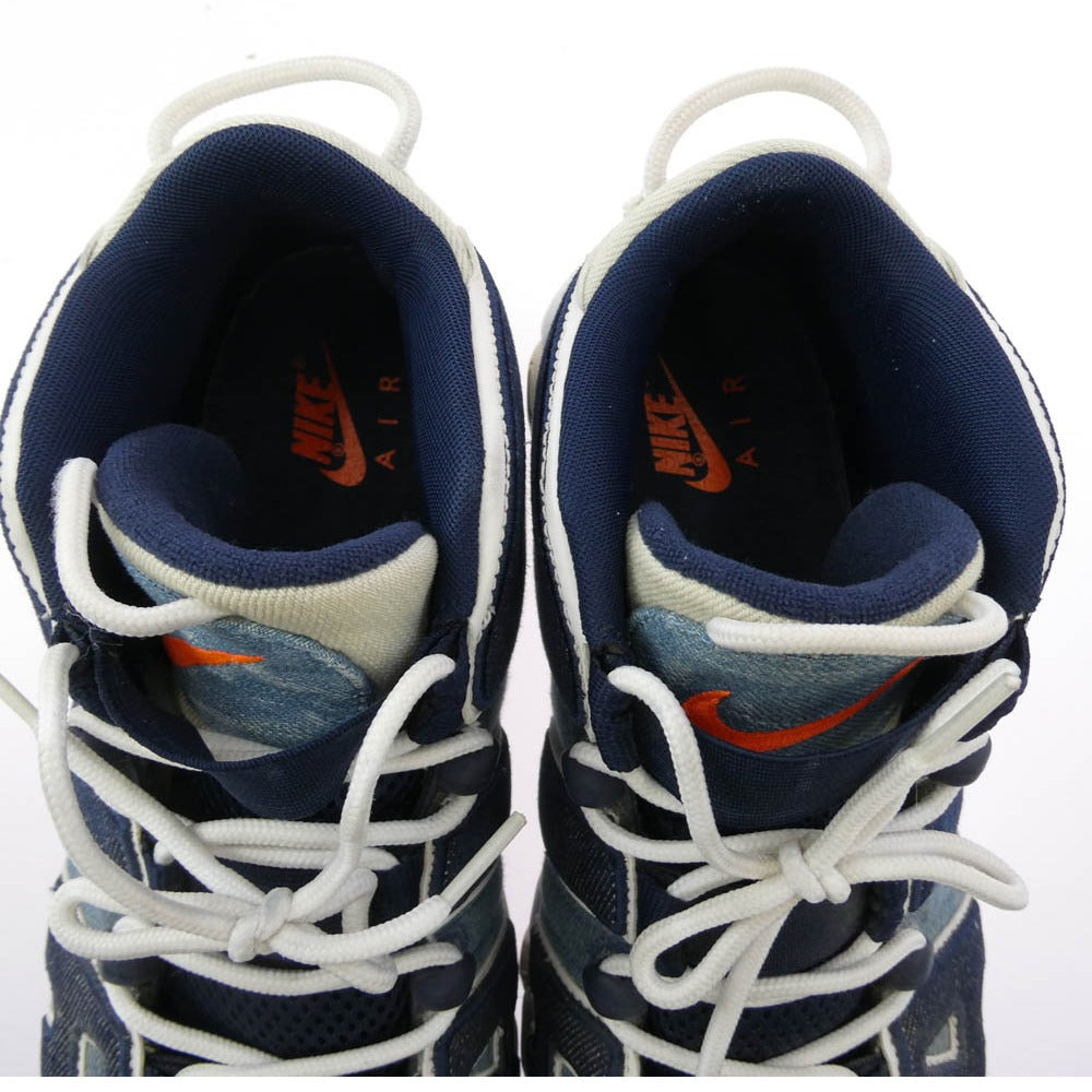 NIKE ナイキ CJ6125-100 AIR MORE UPTEMPO DENIM エアモアアップテンポ モアテン デニム スニーカー ブルー系 27.5cm【中古】