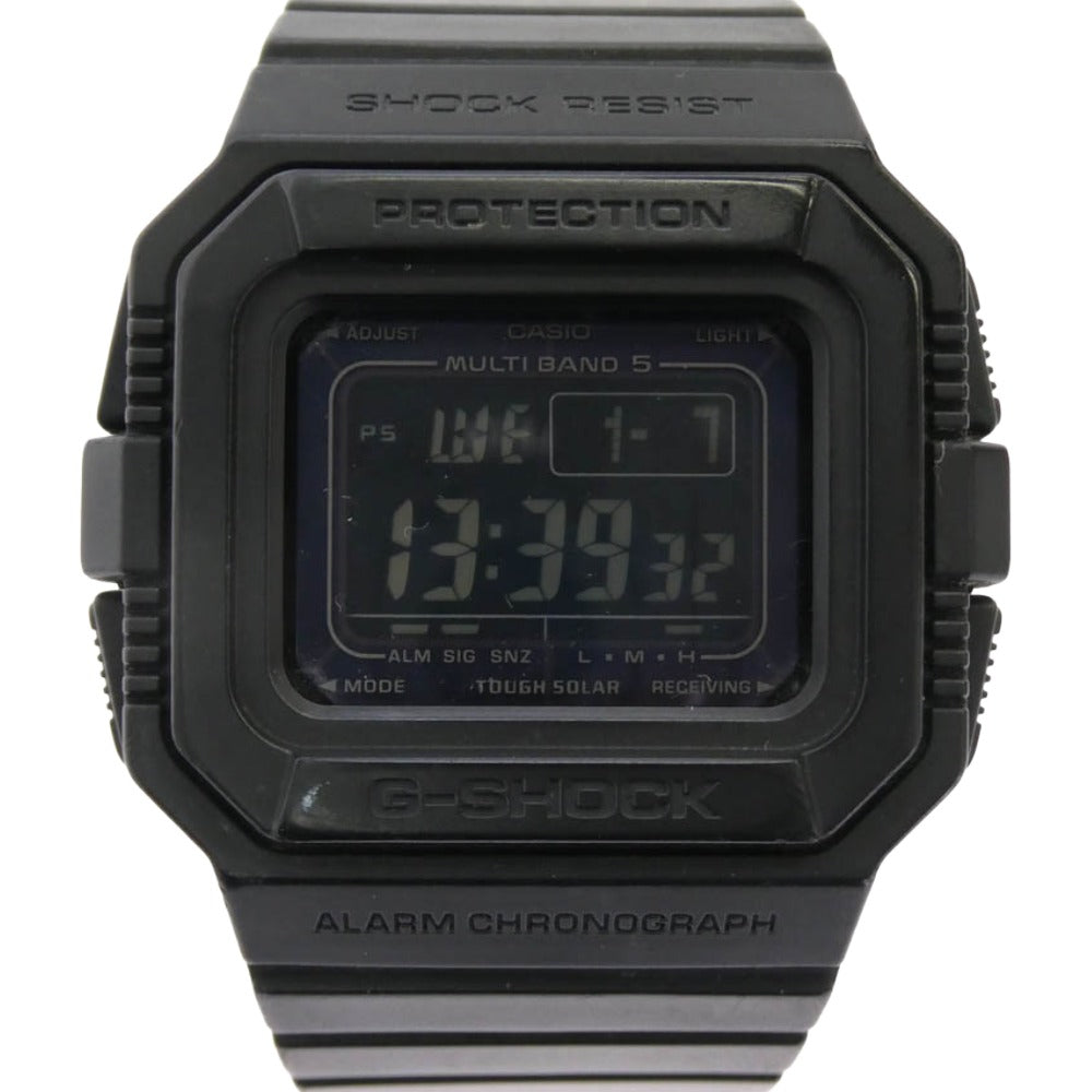 CASIO G-SHOCK カシオ ジーショック GW-5500-1AJF マルチバンド5 タフソーラー 腕時計 ブラック系【中古】