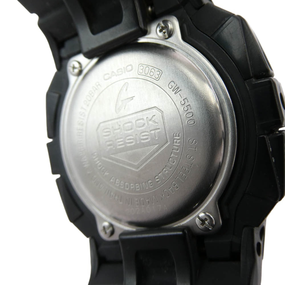 CASIO G-SHOCK カシオ ジーショック GW-5500-1AJF マルチバンド5 タフソーラー 腕時計 ブラック系【中古】