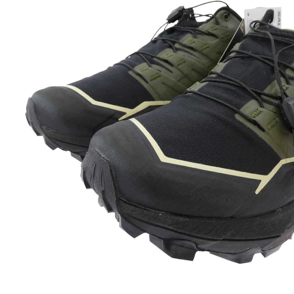 salomon サロモン 473834 THUNDERCROSS GTX サンダークロス ゴアテックス スニーカー カーキ系 ブラック系 26cm【極上美品】【中古】