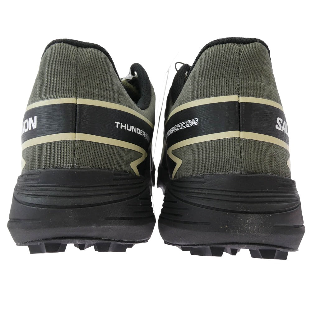 salomon サロモン 473834 THUNDERCROSS GTX サンダークロス ゴアテックス スニーカー カーキ系 ブラック系 26cm【極上美品】【中古】