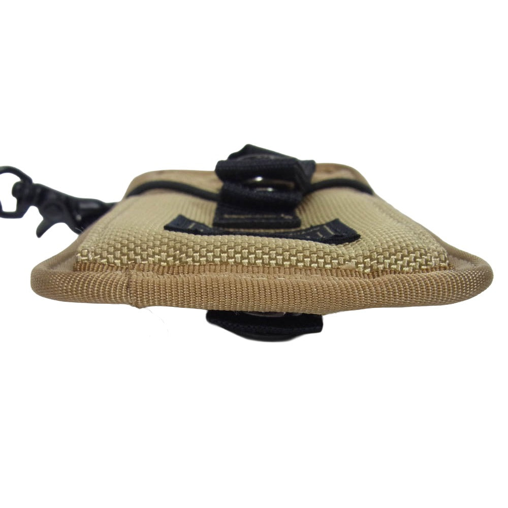 PORTER ポーター HEAT ヒート カラビナ ストラップ付き ポーチ ブラウン系【中古】