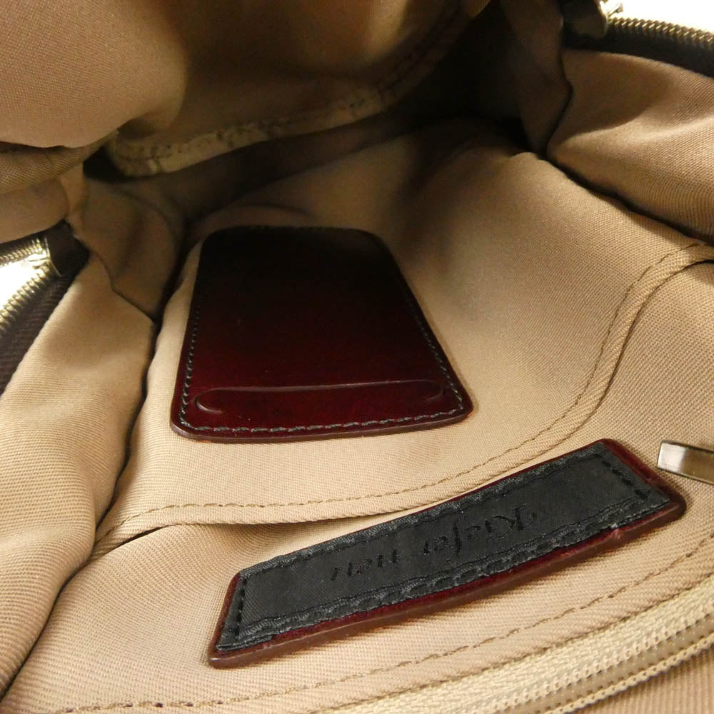 キーファーノイ レザー ワンショルダー バッグ ブラウン系【中古】