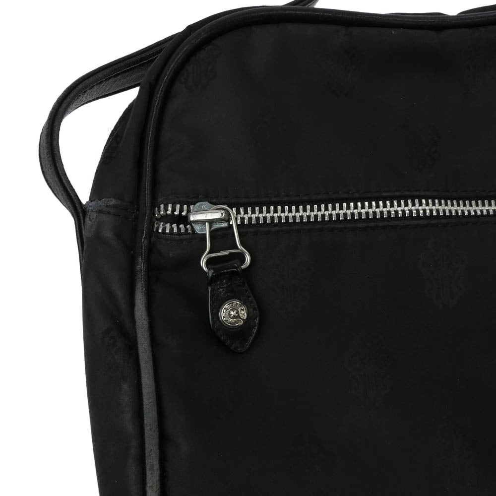 CHROME HEARTS クロムハーツ（原本無） ホースシュージップ ナイロン ガンスリンガー ショルダーバッグ ブラック系 5【中古】