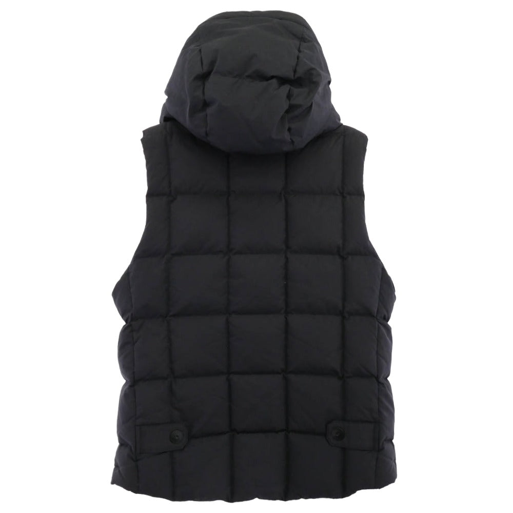 nano universe ナノユニバース NUC82DWW007TS 西川ダウン 着脱可能フード付き ダウンベスト グレー系 S【中古】