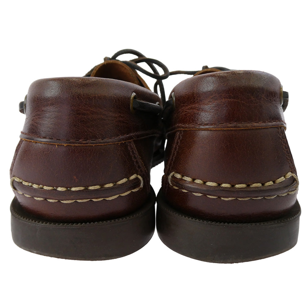 Paraboot パラブーツ 780001 BARTH MARINE MARRON バース マロン レザー デッキシューズ ブラウン系 5.5【中古】