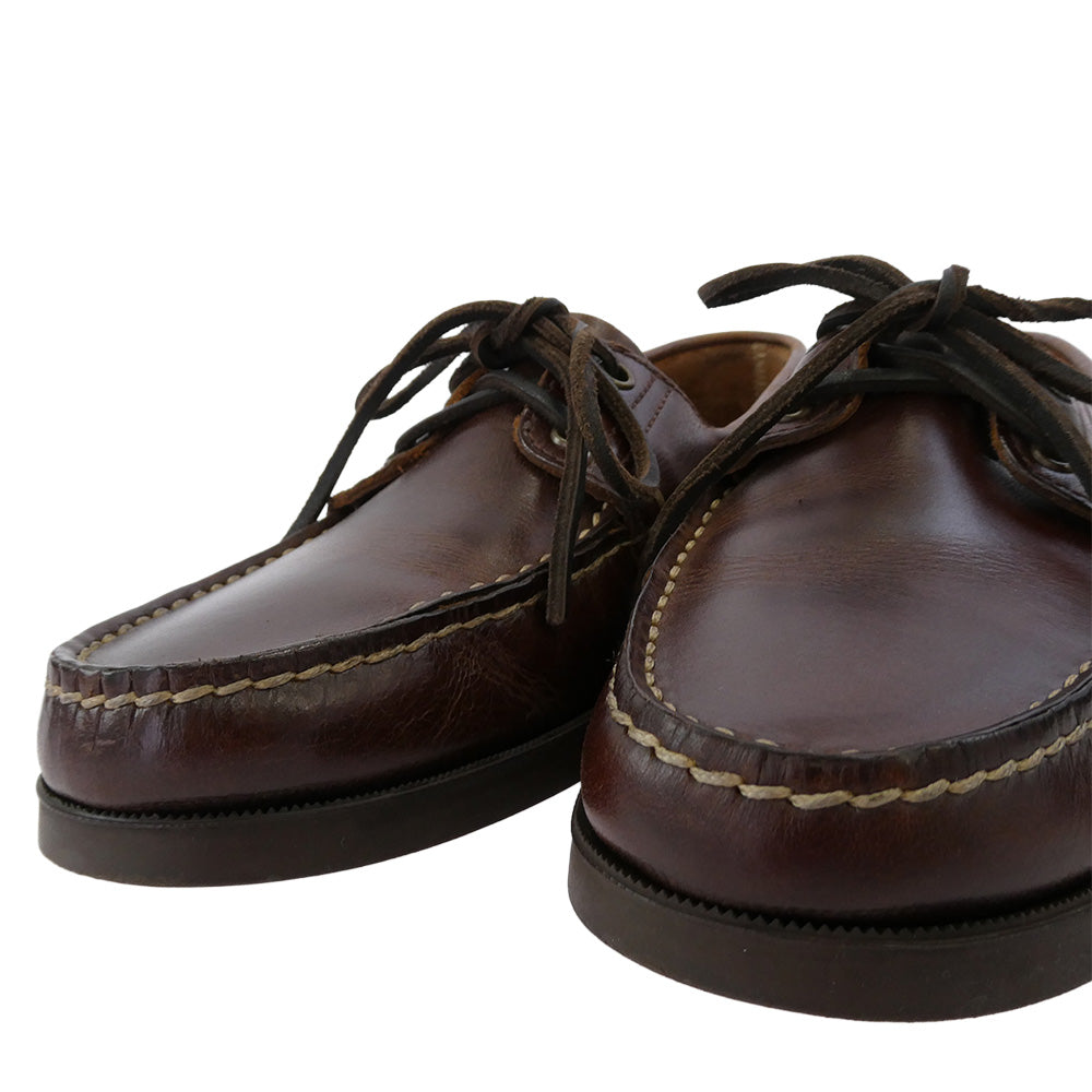 Paraboot パラブーツ 780001 BARTH MARINE MARRON バース マロン レザー デッキシューズ ブラウン系 5.5【中古】