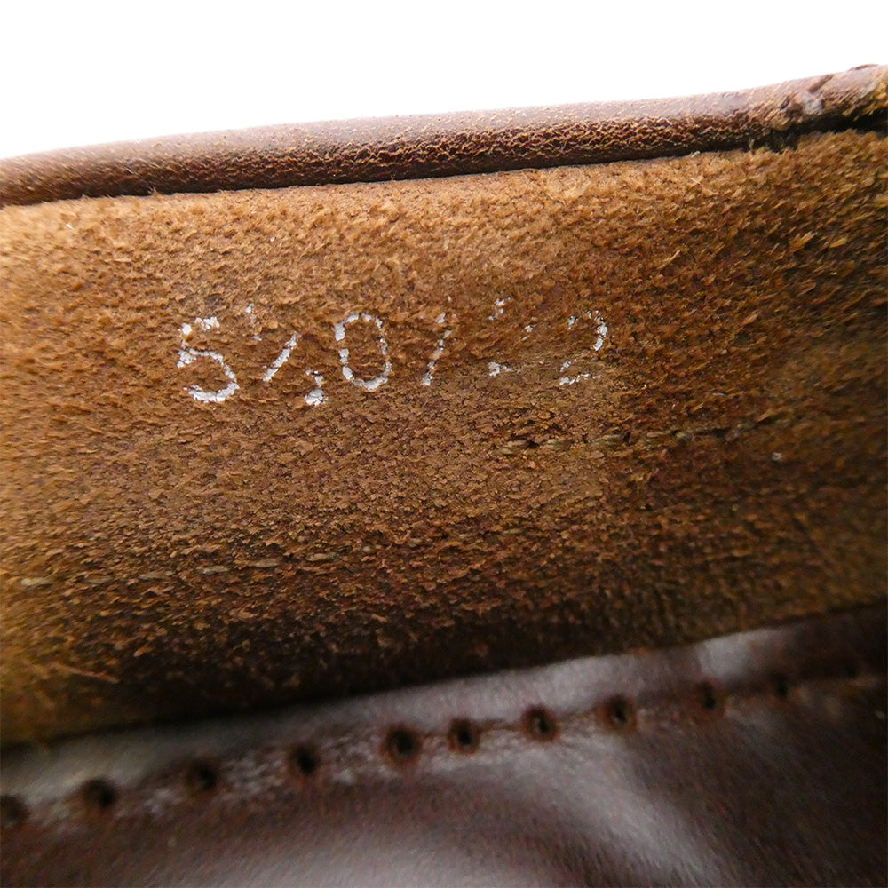 Paraboot パラブーツ 780001 BARTH MARINE MARRON バース マロン レザー デッキシューズ ブラウン系 5.5【中古】