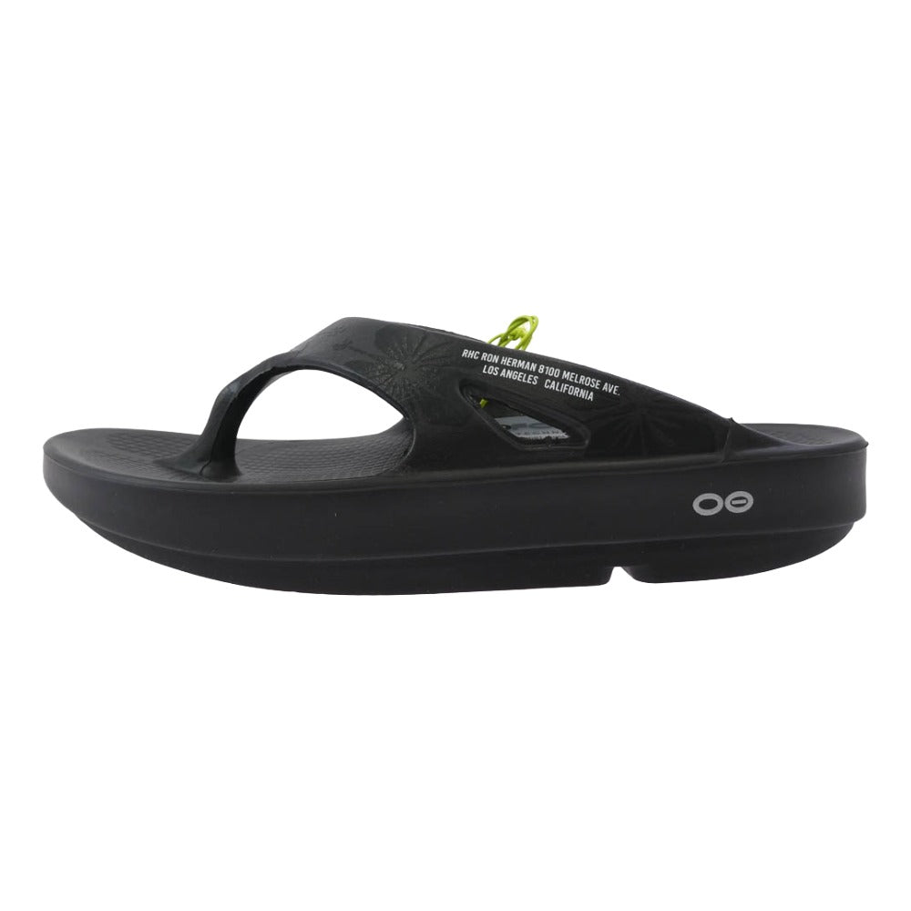 Ron Herman ロンハーマン RHC × OOFOS ウーフォス ロンハーマン別注 OOriginal サンダル ブラック系 EU40【極上美品】【中古】