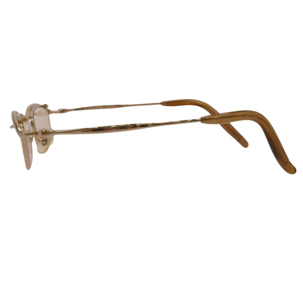 フォーナインズ S-202T チタンフレーム 眼鏡 メガネ アイウェア ブラウン系【中古】