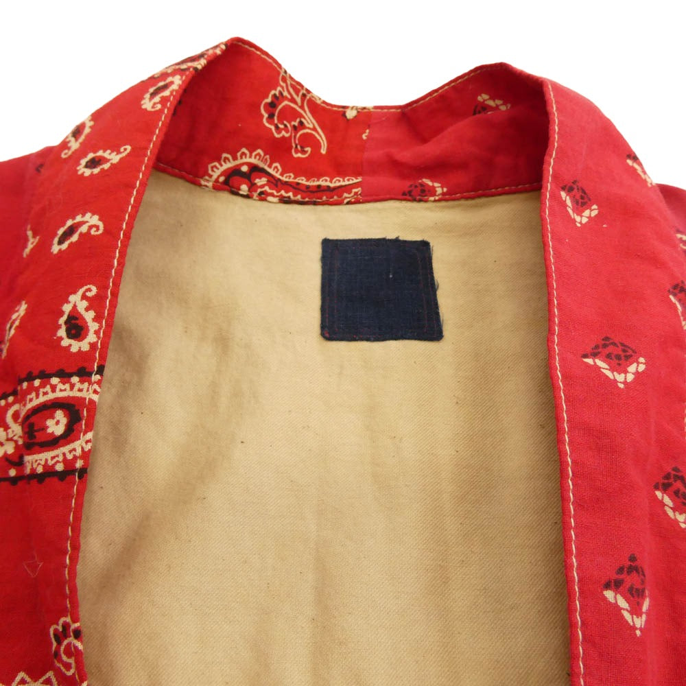 VISVIM ビズビム 14SS 0212905011004 ICT BANDANA LHAMO SHIRT バンダナ 羽織り ラモ シャツ レッド系 2【中古】