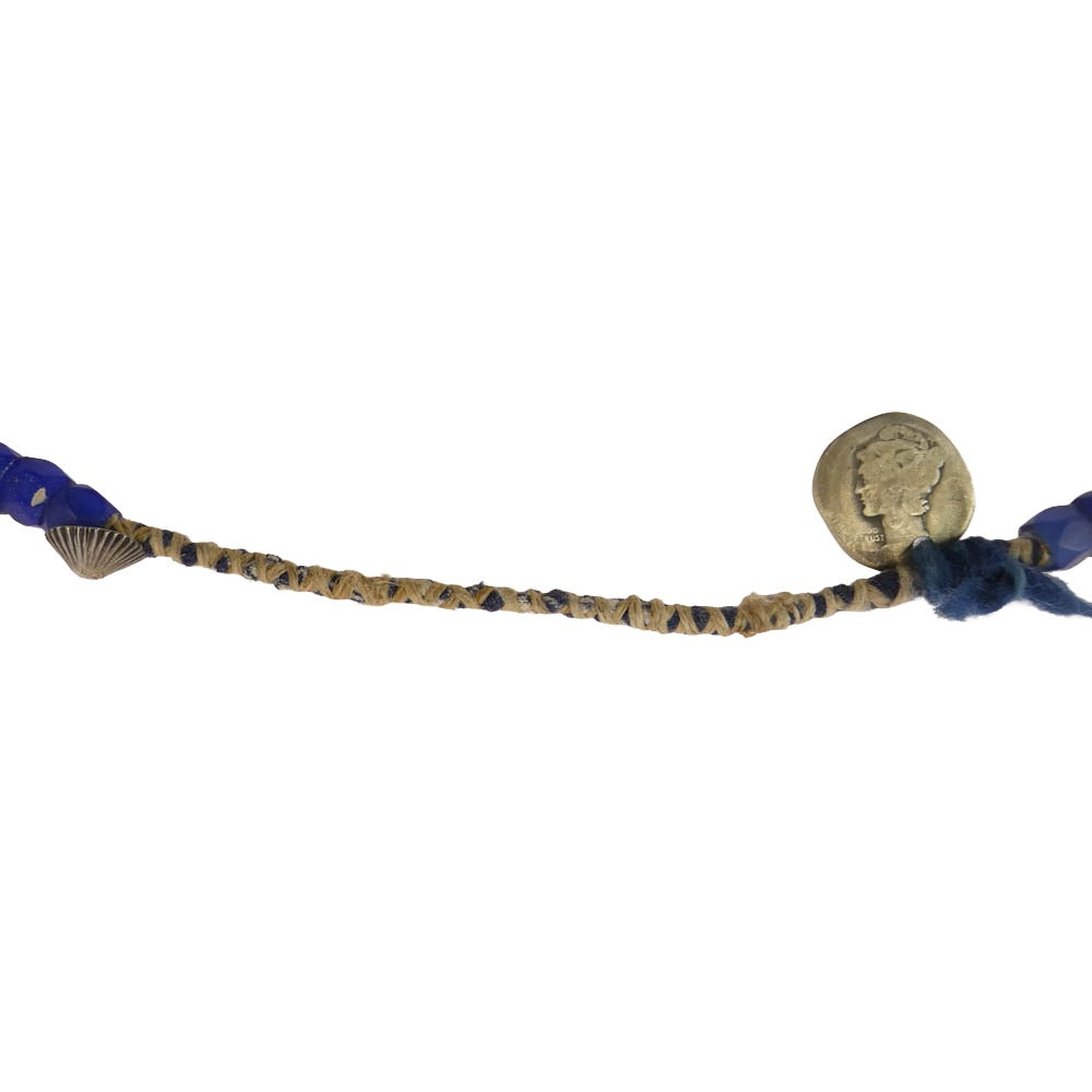 VISVIM ビズビム ICT限定 ストーン トレードビーズ ネックレス ブルー系【中古】