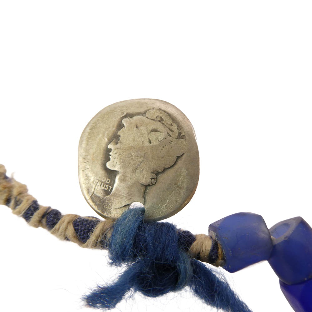 VISVIM ビズビム ICT限定 ストーン トレードビーズ ネックレス ブルー系【中古】