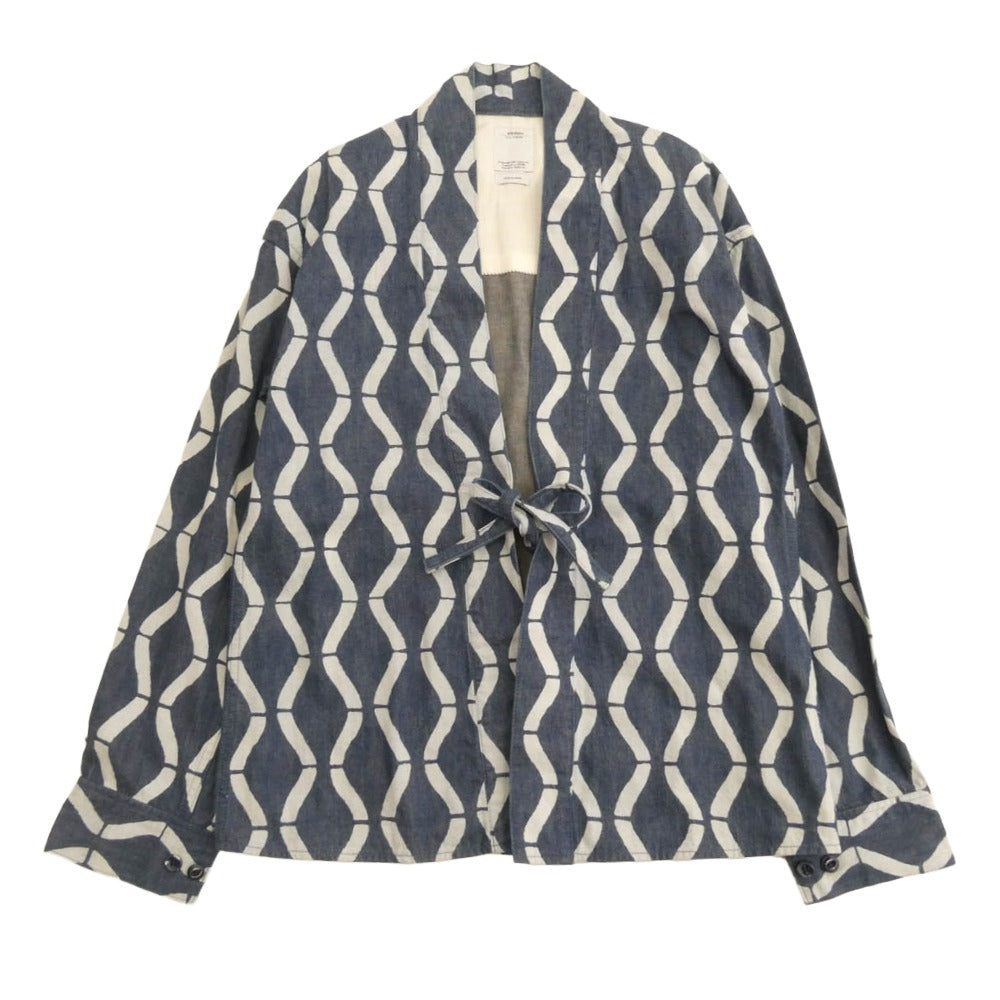 VISVIM ビズビム 17SS 0117305011001 LHAMO SHIRT BAMBOO バンブー ラモ 羽織り デニム シャツ ブルー系 2【中古】