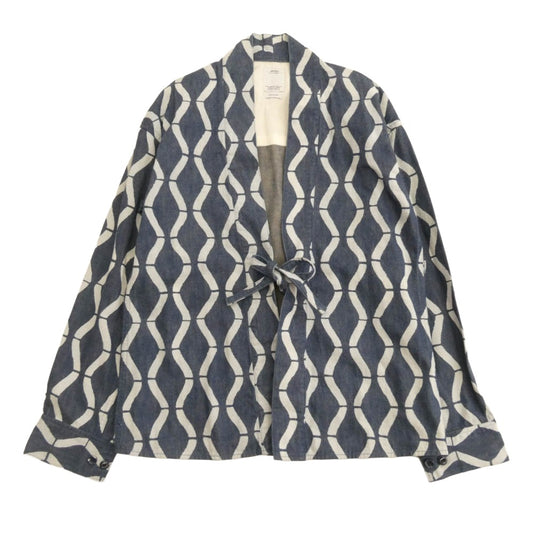 VISVIM ビズビム 17SS 0117305011001 LHAMO SHIRT BAMBOO バンブー ラモ 羽織り デニム シャツ ブルー系 2【中古】