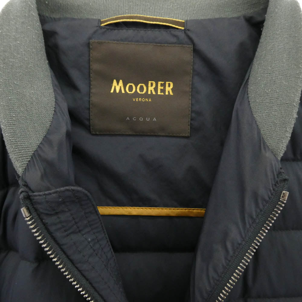 ムーレー SOCRATE ダウン ジャケット ブラック系 48【中古】