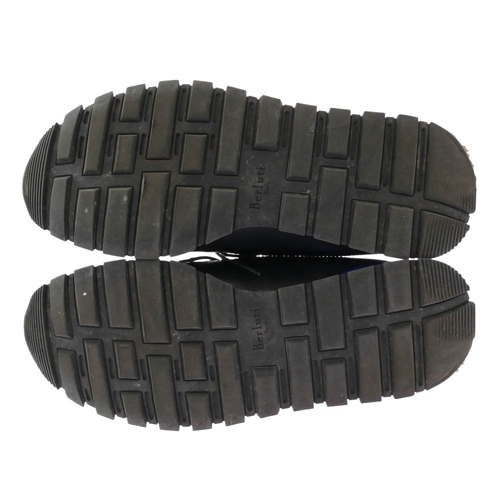 Berluti ベルルッティ 0166X ファストトラック レザー ドレスシューズ スニーカー ブラック系 7【中古】