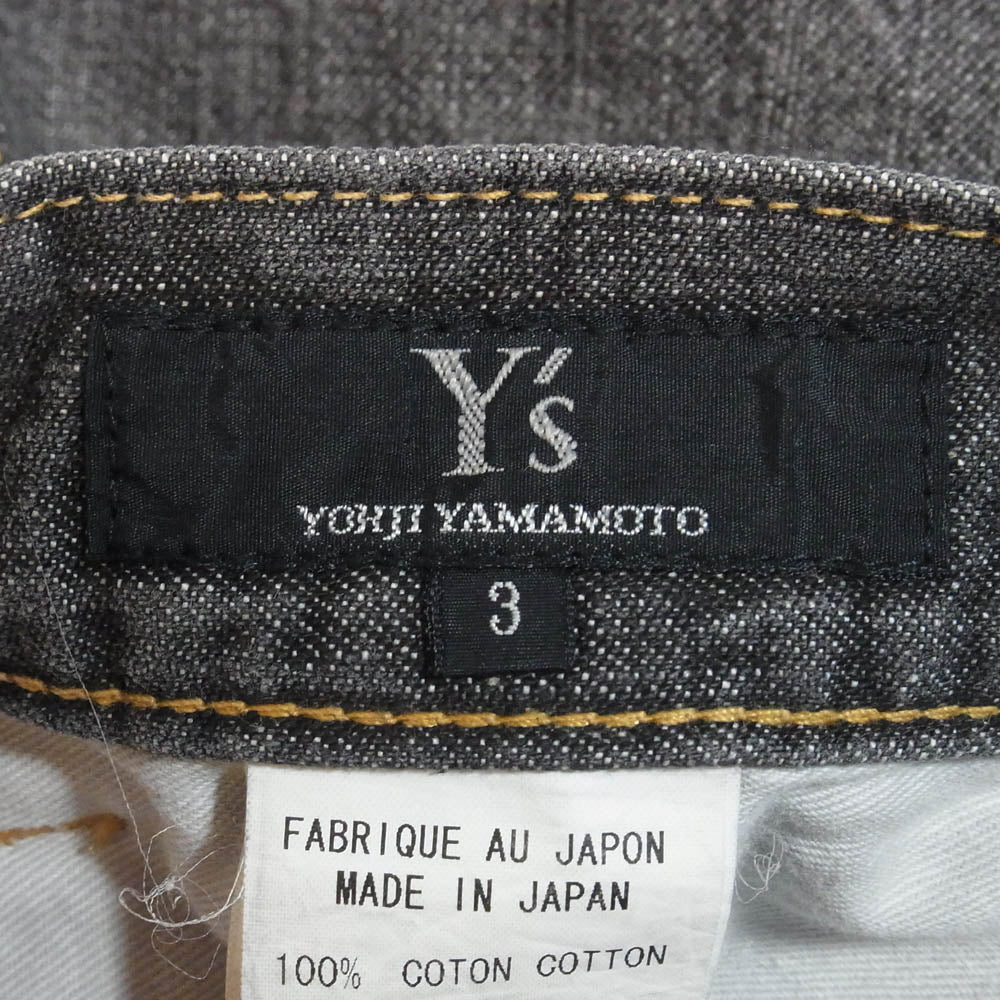 Y's Yohji Yamamoto ワイズ ヨウジヤマモト YY-P03-047 アシンメトリー