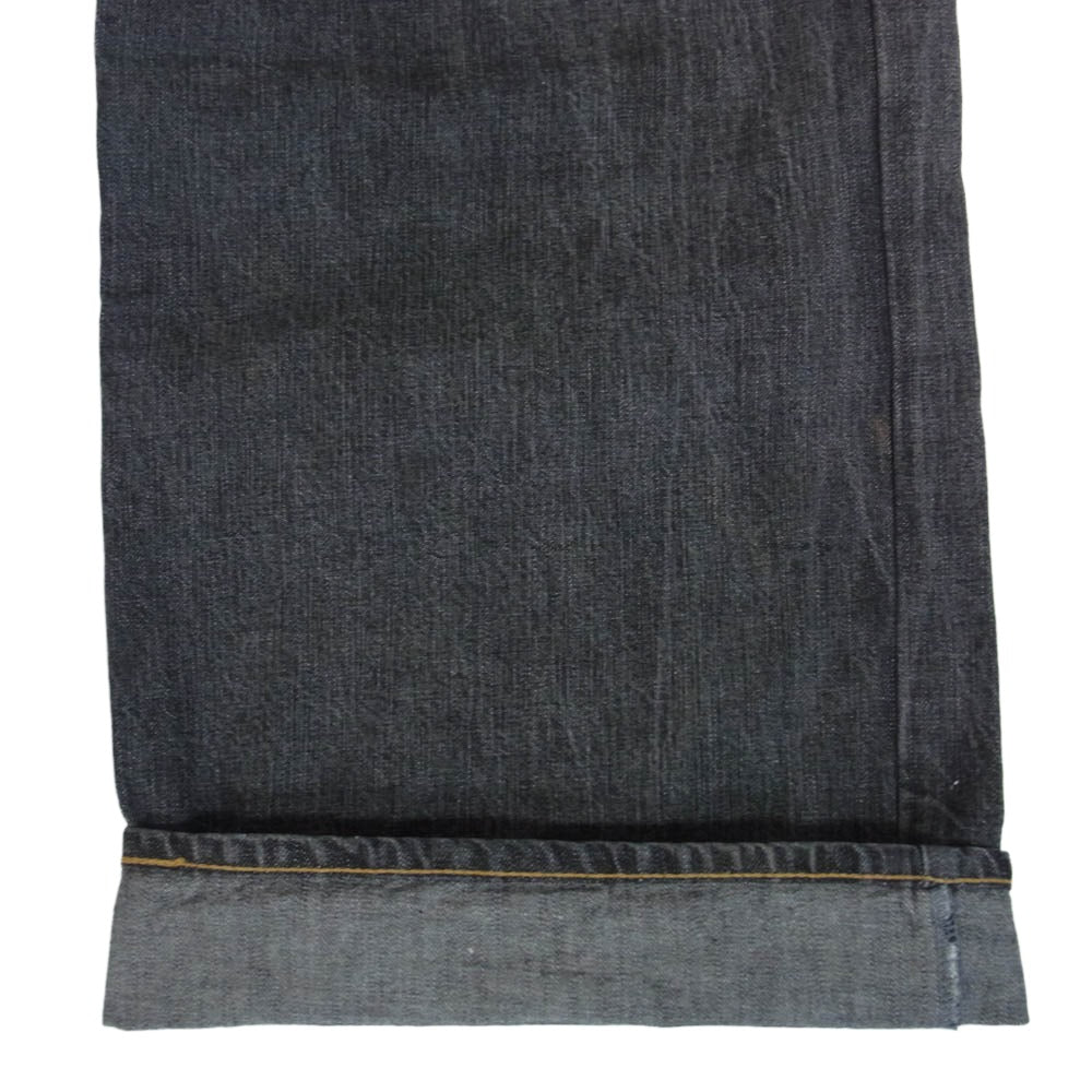 Y's Yohji Yamamoto ワイズ ヨウジヤマモト YY-P03-047 アシンメトリー デザイン ワイド デニム パンツ ブラック系 3【中古】