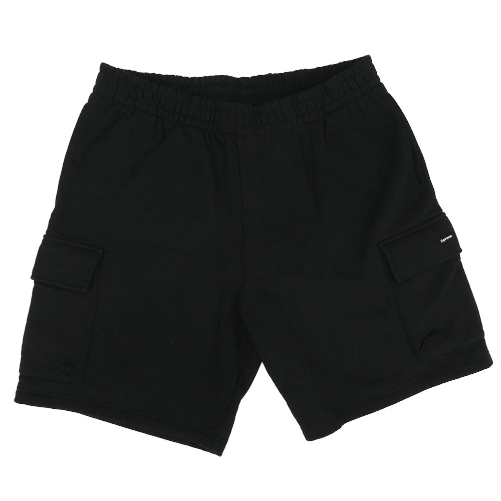 Supreme シュプリーム 23SS SMALL BOX BAGGY CARGO SWEATSHORT スモールボックスロゴ バギー スウェット ショーツ ブラック系 L【中古】