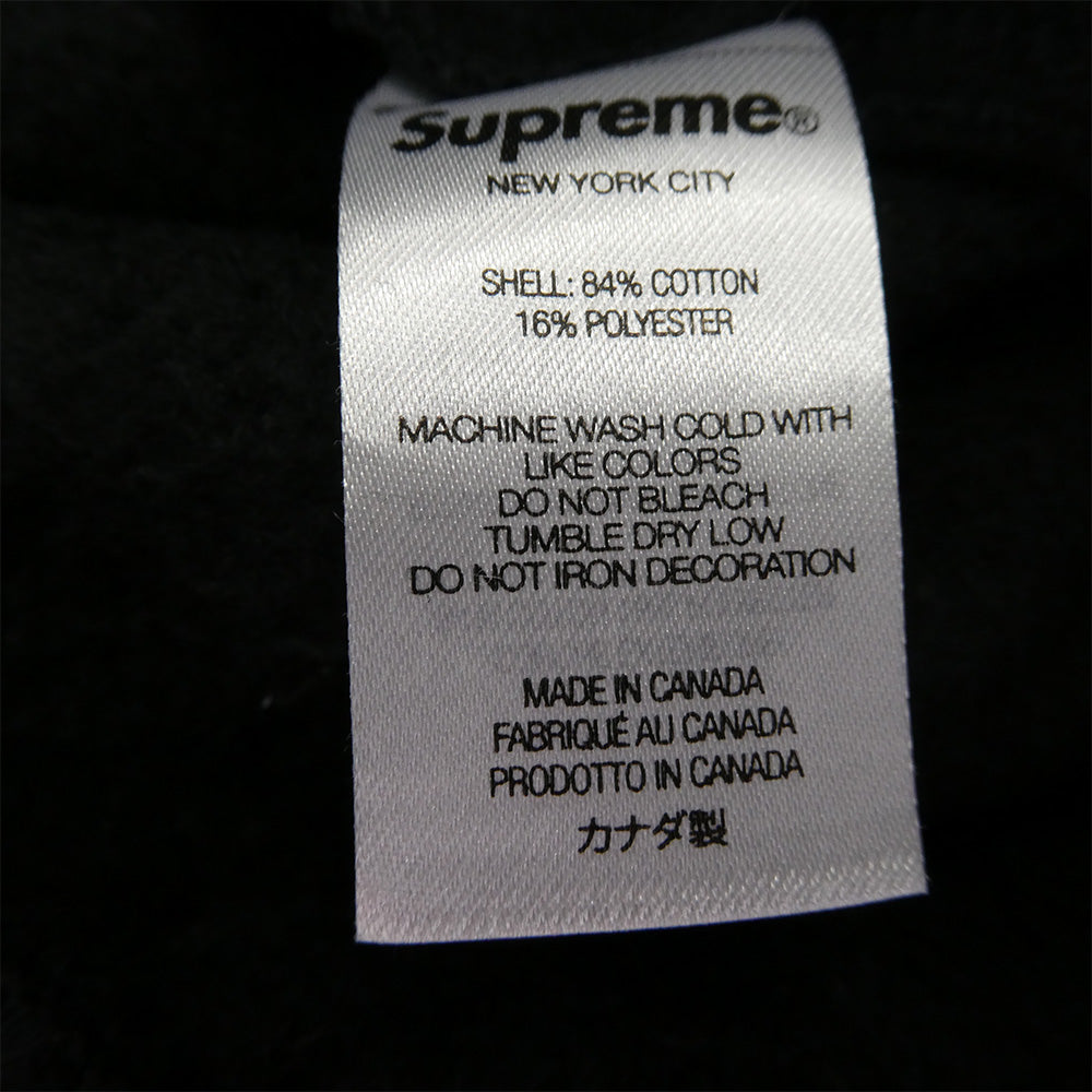 Supreme シュプリーム 23SS SMALL BOX BAGGY CARGO SWEATSHORT スモールボックスロゴ バギー スウェット ショーツ ブラック系 L【中古】