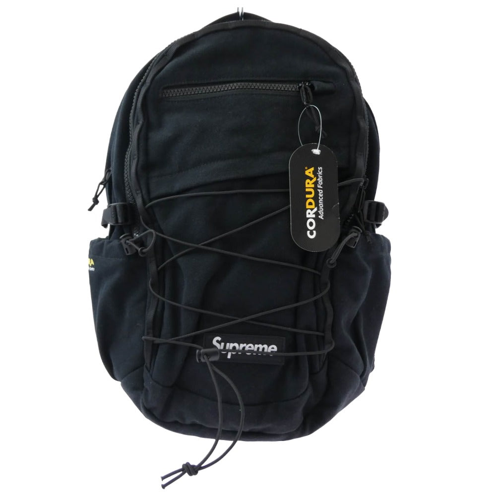 Supreme シュプリーム 25SS Cordura Backpack ボックス ロゴ コーデュラ バクパック 容量28L ブラック系【美品】【中古】