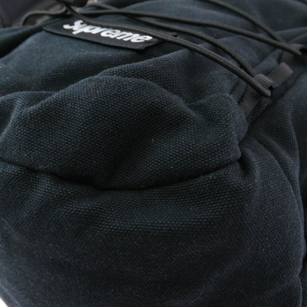 Supreme シュプリーム 25SS Cordura Backpack ボックス ロゴ コーデュラ バクパック 容量28L ブラック系【美品】【中古】