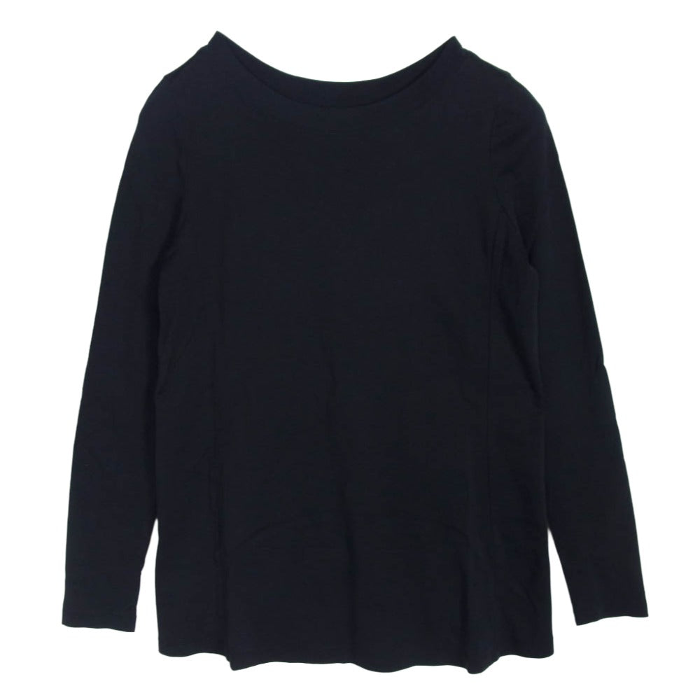 MAISON MARTIN MARGIELA メゾンマルタンマルジェラ 14SS S52NC0001 MM6 エムエムシックス ロングスリーブ カットソー 長袖 Tシャツ ブラック系 M【中古】