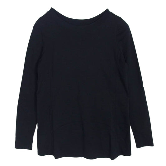 MAISON MARTIN MARGIELA メゾンマルタンマルジェラ 14SS S52NC0001 MM6 エムエムシックス ロングスリーブ カットソー 長袖 Tシャツ ブラック系 M【中古】