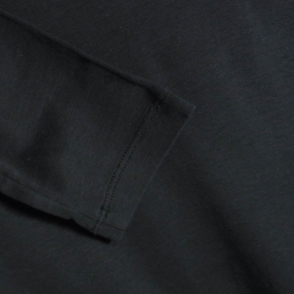 MAISON MARTIN MARGIELA メゾンマルタンマルジェラ 14SS S52NC0001 MM6 エムエムシックス ロングスリーブ カットソー 長袖 Tシャツ ブラック系 M【中古】