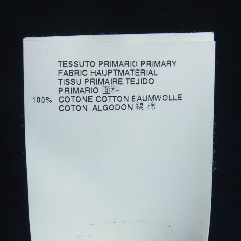 MAISON MARTIN MARGIELA メゾンマルタンマルジェラ 14SS S52NC0001 MM6 エムエムシックス ロングスリーブ カットソー 長袖 Tシャツ ブラック系 M【中古】