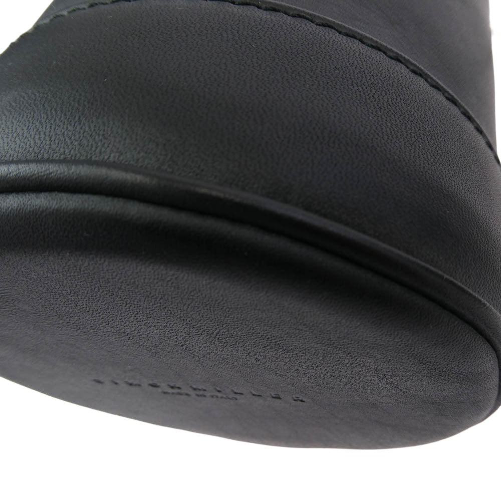 サイモンミラー S801S BONSAI 15cm STRAP ボンサイ レザー バケツ ショルダー バッグ ブラック系【美品】【中古】