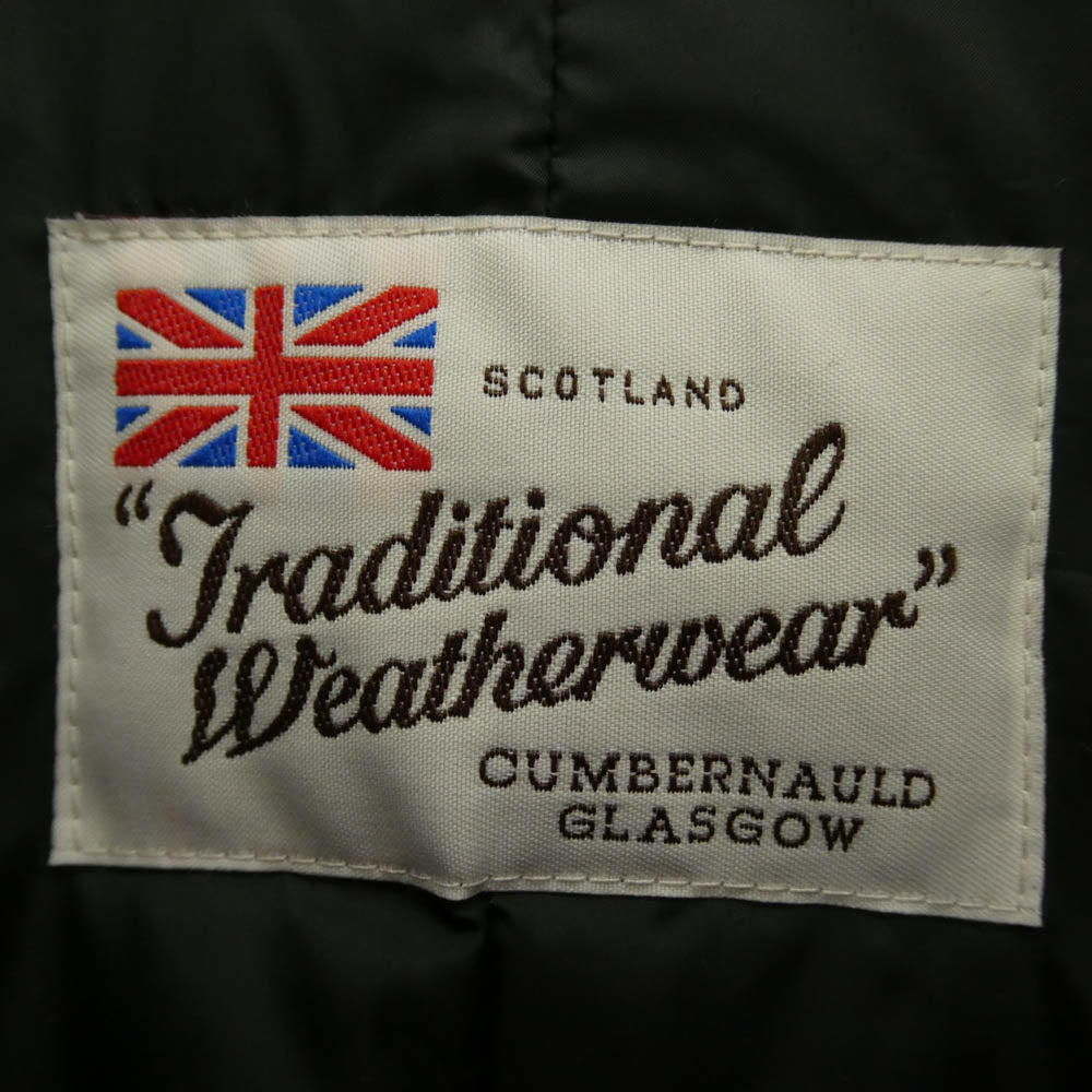 Traditional Weatherwear トラディショナルウェザーウェア 15101-0102 × CLANE クラネ PACKABLE DOWN JACKET パッカブル ダウン ジャケット ブラック系 1【中古】