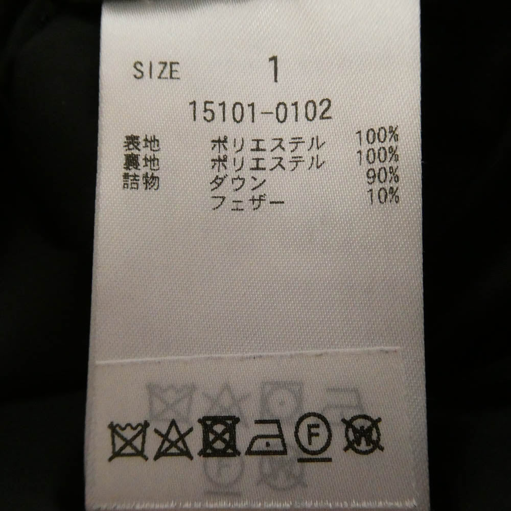 Traditional Weatherwear トラディショナルウェザーウェア 15101-0102 × CLANE クラネ PACKABLE DOWN JACKET パッカブル ダウン ジャケット ブラック系 1【中古】