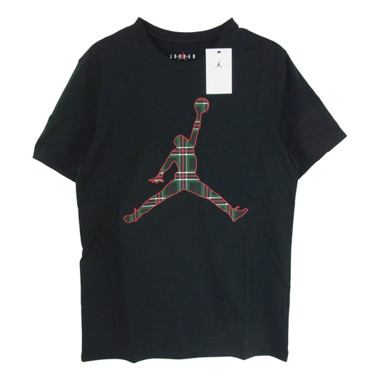 NIKE ナイキ FZ1977-010 JORDAN BRAND M J FLT ESS HLDY JM CREW ジョーダン マーク プリント クルーネック 半袖 Tシャツ ブラック系 M【新古品】【未使用】【中古】