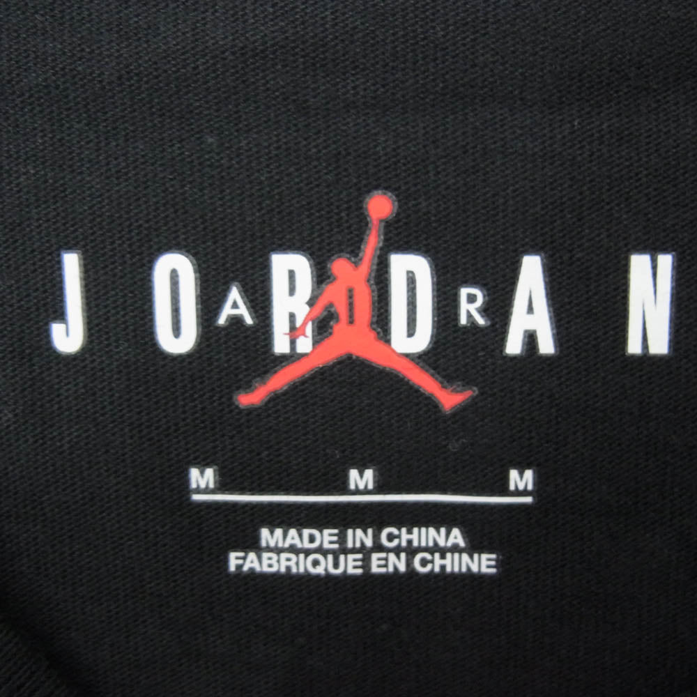 NIKE ナイキ FZ1977-010 JORDAN BRAND M J FLT ESS HLDY JM CREW ジョーダン マーク プリント クルーネック 半袖 Tシャツ ブラック系 M【新古品】【未使用】【中古】