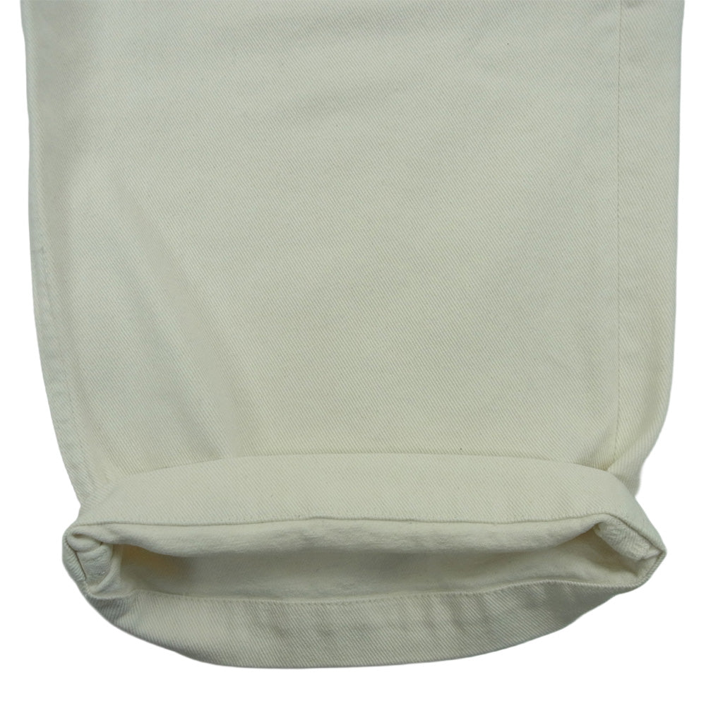 JOURNAL STANDARD ジャーナルスタンダード 25SS 25-030-464-0750-2-0 relume 12オンス ベルテッド ホワイト デニム スラックス パンツ オフホワイト系 S【美品】【中古】