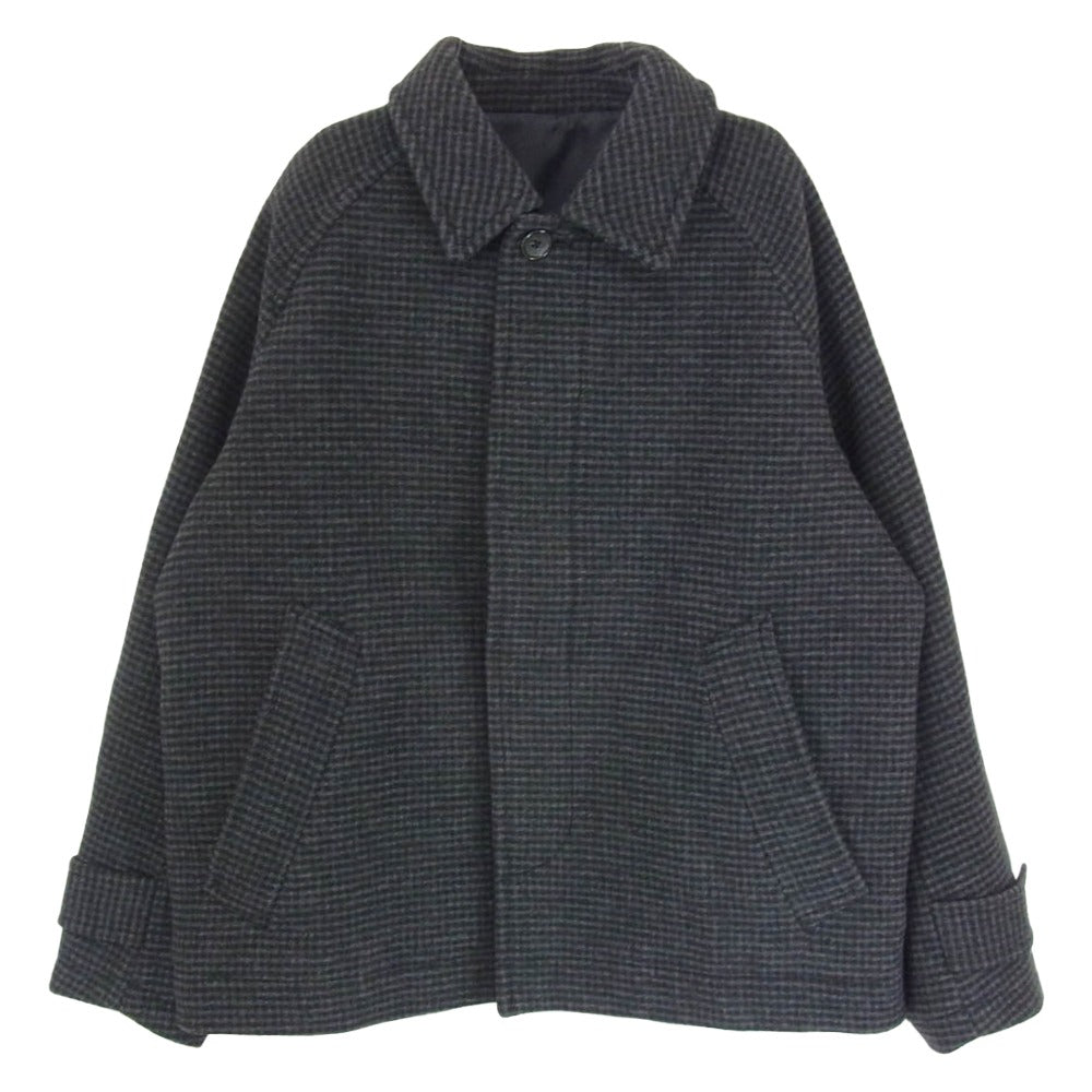 JOURNAL STANDARD ジャーナルスタンダード 24-011-600-5470-3-0 チェック柄 ウール ブルゾン グレー系 S【美品】【中古】