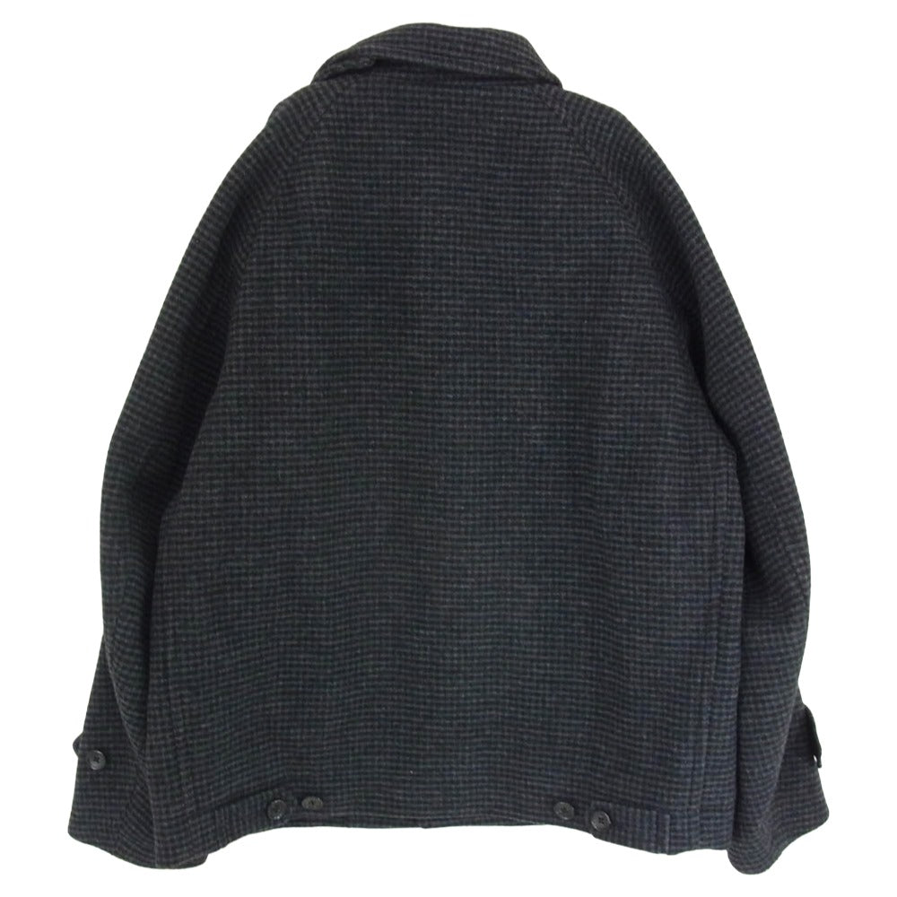 JOURNAL STANDARD ジャーナルスタンダード 24-011-600-5470-3-0 チェック柄 ウール ブルゾン グレー系 S【美品】【中古】