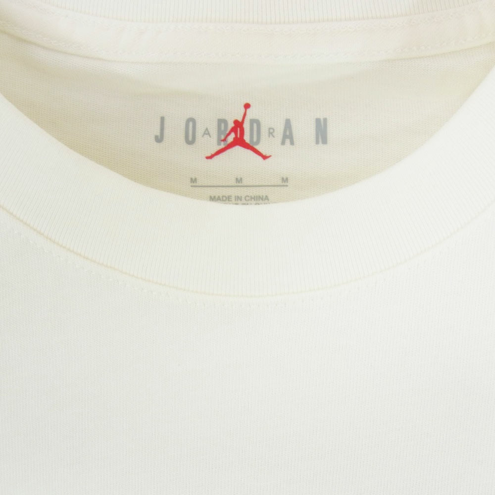 NIKE ナイキ DJ0619-133 × Fragment Design フラグメント トラヴィススコット クルーネック 半袖 Tシャツ ホワイト系 M【新古品】【未使用】【中古】