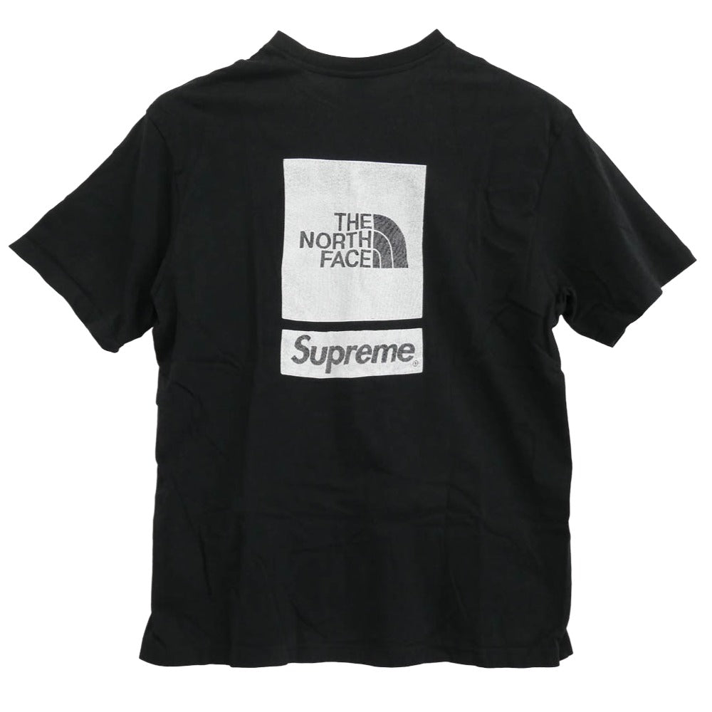 Supreme シュプリーム 24AW × The North Face TNF S/S Top ザノースフェイス ショートスリーブ トップ クルーネック 半袖 Tシャツ ブラック系 M【極上美品】【中古】