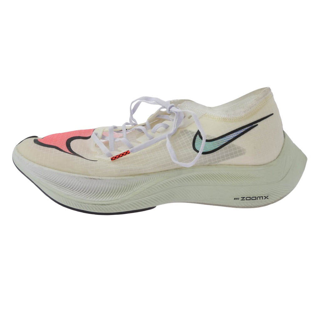 NIKE ナイキ AO4568-102 ZoomX Vaporfly Next ズームX ヴェイパーフライ ネクスト スニーカー ホワイト系 27cm【中古】
