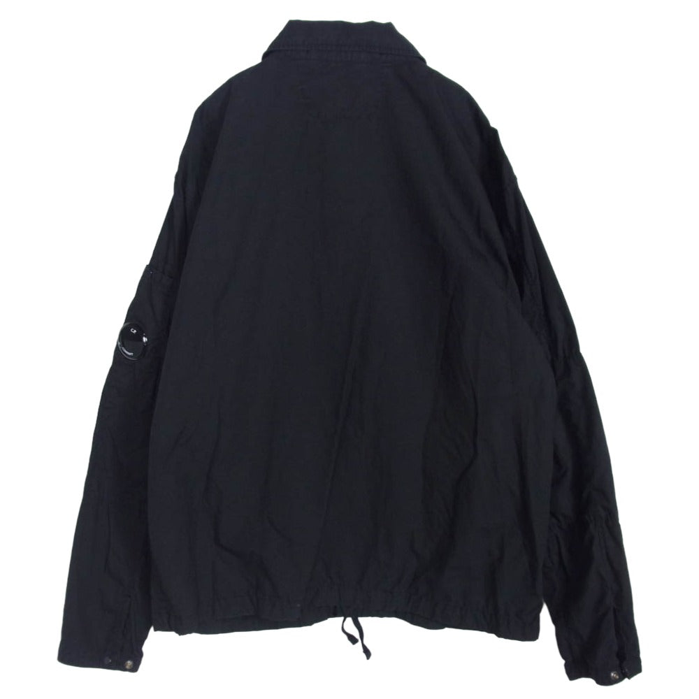 C.P.Company シーピーカンパニー 18CM05237A Overshirt オーバーシャツ スナップボタン 袖ゴーグル ジャケット ブラック系 L【中古】