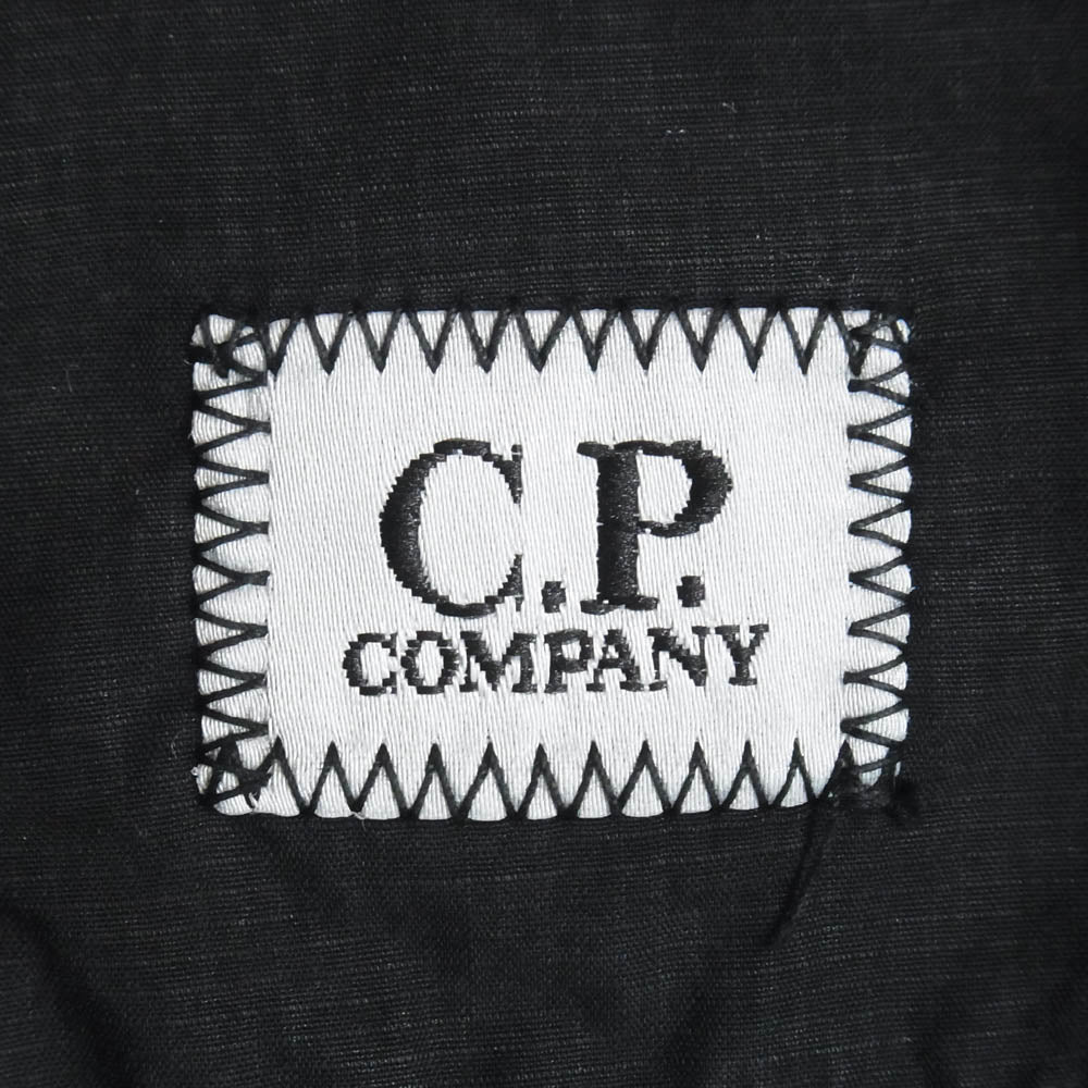 C.P.Company シーピーカンパニー 18CM05237A Overshirt オーバーシャツ スナップボタン 袖ゴーグル ジャケット ブラック系 L【中古】