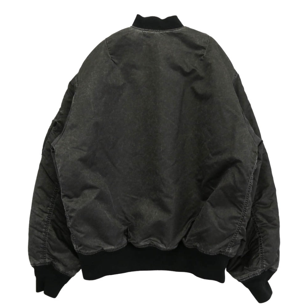 MAISON SPECIAL メゾンスペシャル TA7222-9001 × ALPHA INDUSTRIES アルファ インダストリーズ MA-1 SCRATCH CORE SPEC リバーシブル フライト ボンバージャケット ダークグレー系 M【中古】