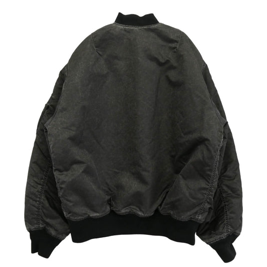MAISON SPECIAL メゾンスペシャル TA7222-9001 × ALPHA INDUSTRIES アルファ インダストリーズ MA-1 SCRATCH CORE SPEC リバーシブル フライト ボンバージャケット ダークグレー系 M【中古】