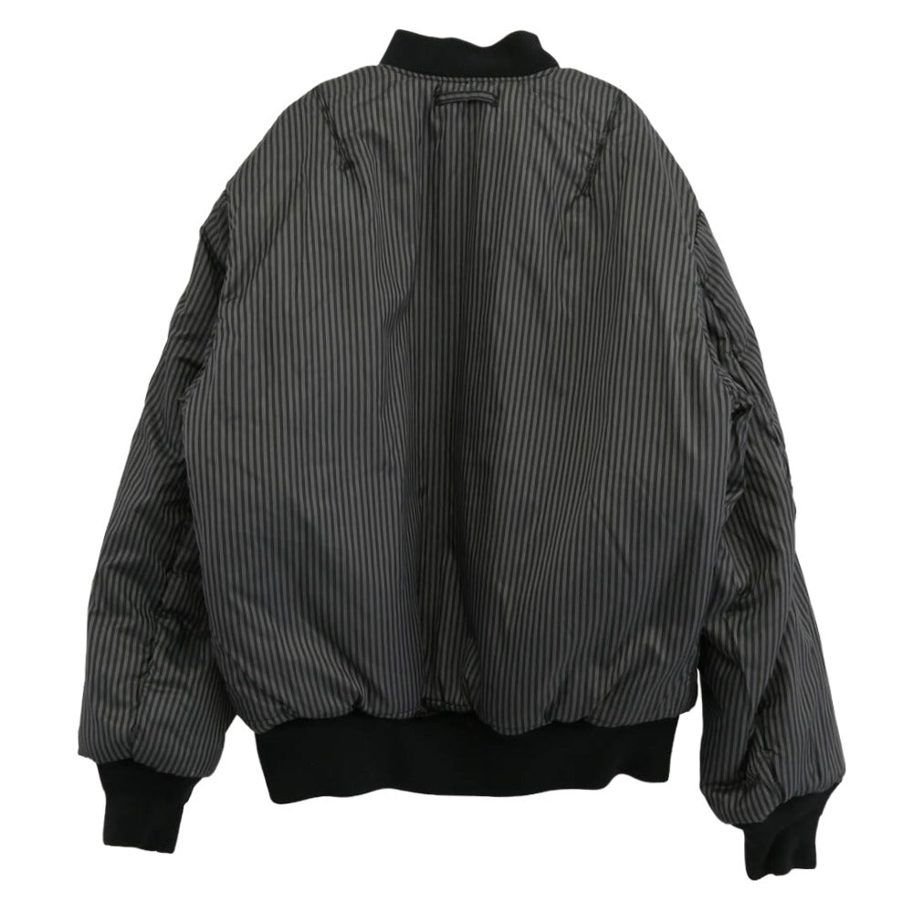 MAISON SPECIAL メゾンスペシャル TA7222-9001 × ALPHA INDUSTRIES アルファ インダストリーズ MA-1 SCRATCH CORE SPEC リバーシブル フライト ボンバージャケット ダークグレー系 M【中古】