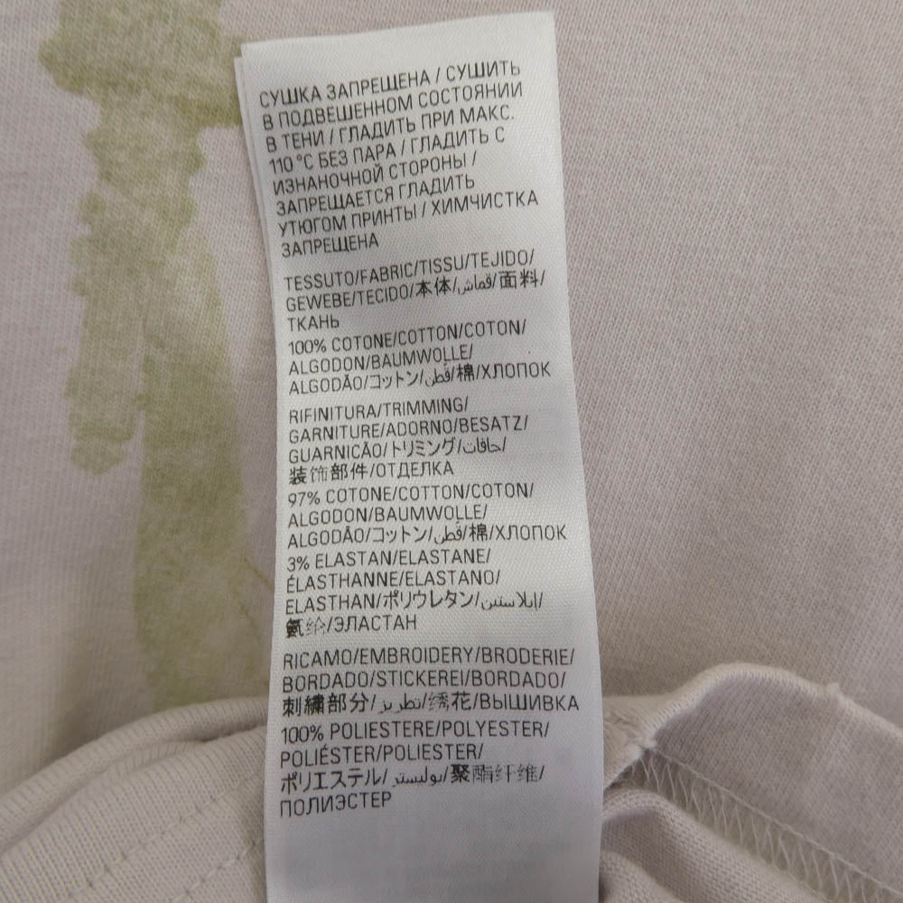 BALENCIAGA バレンシアガ 24AW 764235 TQVR9 PARIS LIBERTY ヴィンテージ加工 ダメージ加工 自由の女神 プリント 半袖 Tシャツ ピンク系 XL【中古】