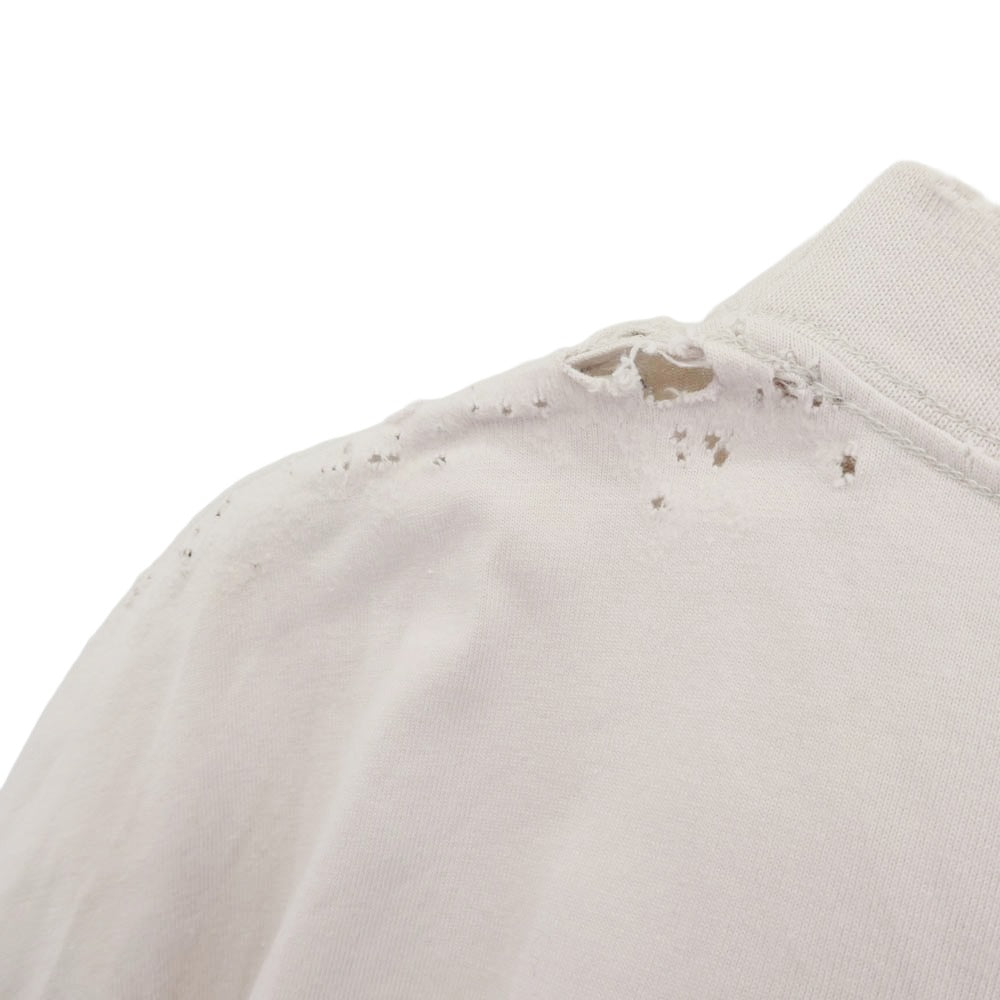 BALENCIAGA バレンシアガ 24AW 764235 TQVR9 PARIS LIBERTY ヴィンテージ加工 ダメージ加工 自由の女神 プリント 半袖 Tシャツ ピンク系 XL【中古】