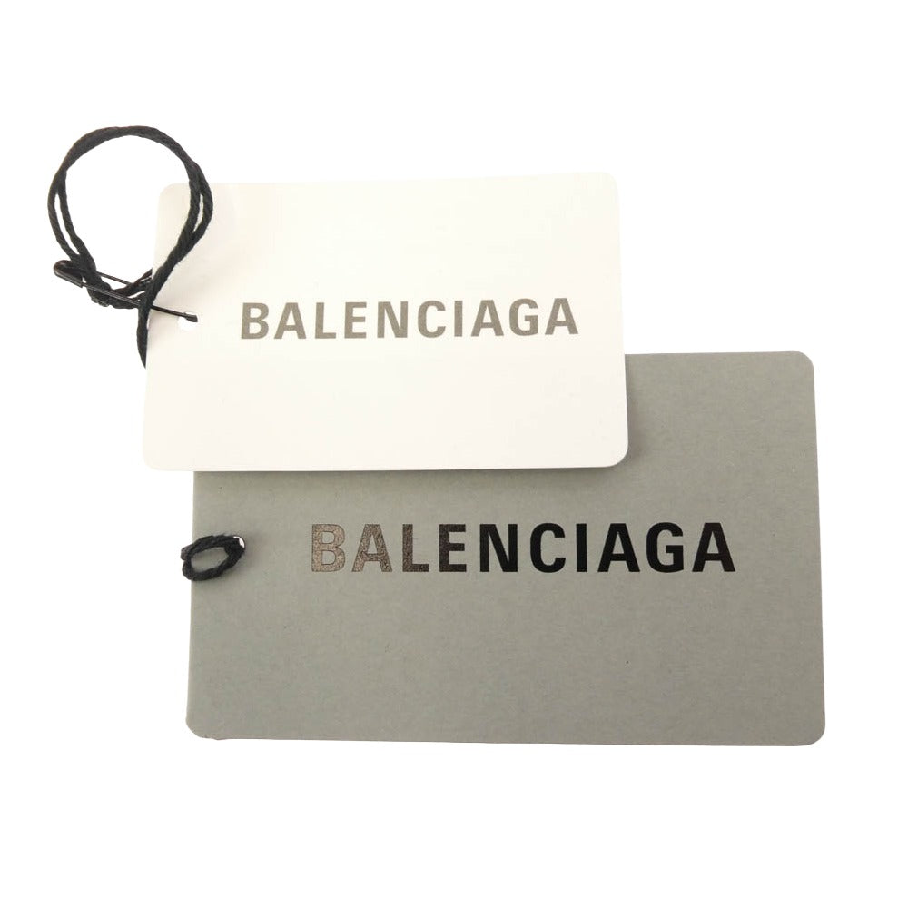 BALENCIAGA バレンシアガ 23AW 767885 TPVF1 Top League Round Hoodie トップリーグ ダメージ加工 フーディー パーカー ブラック系 5【中古】